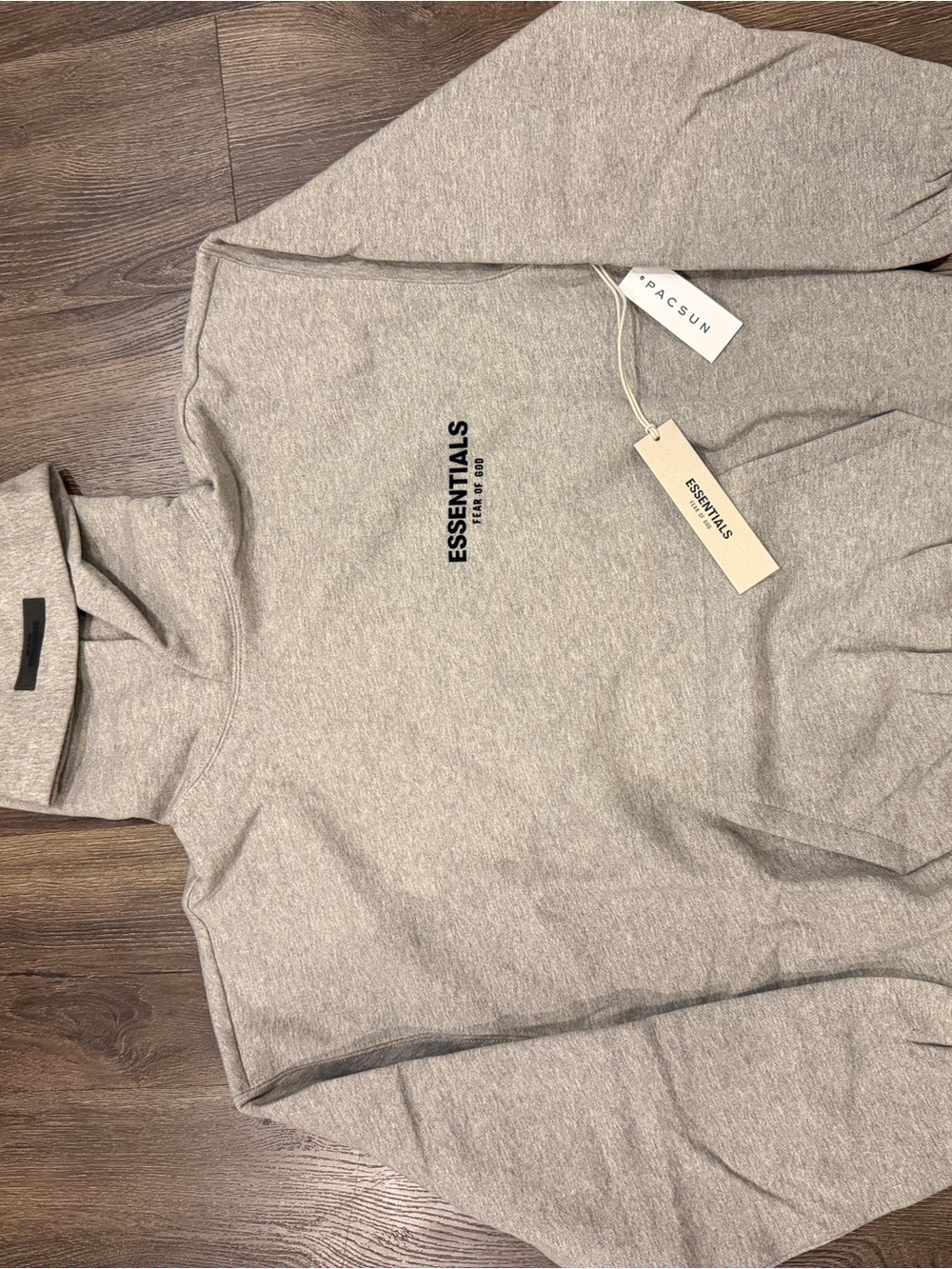 Men’s Fear Of God Essentials Hoodie Dark Oatmeal